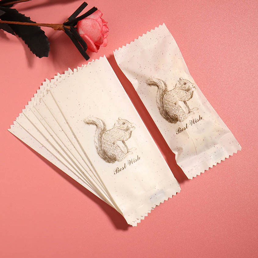 Food Lovers Snacks - 100pcs/lot Cartoon Squirrel Decor Nougat Gift