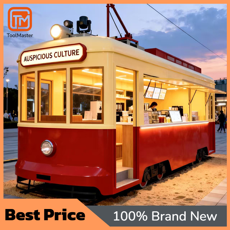 Food Snacks Business - 【New Design】European Vintage Tram Food Cart,