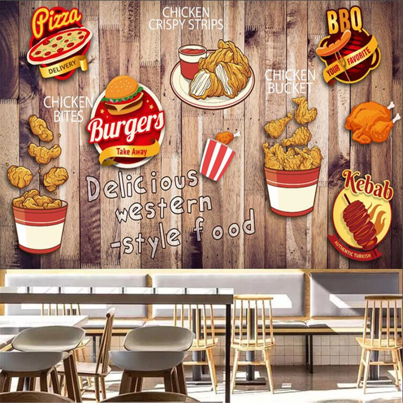 Custom Fried Chicken Burger Wa - Food Snacks Background review and price