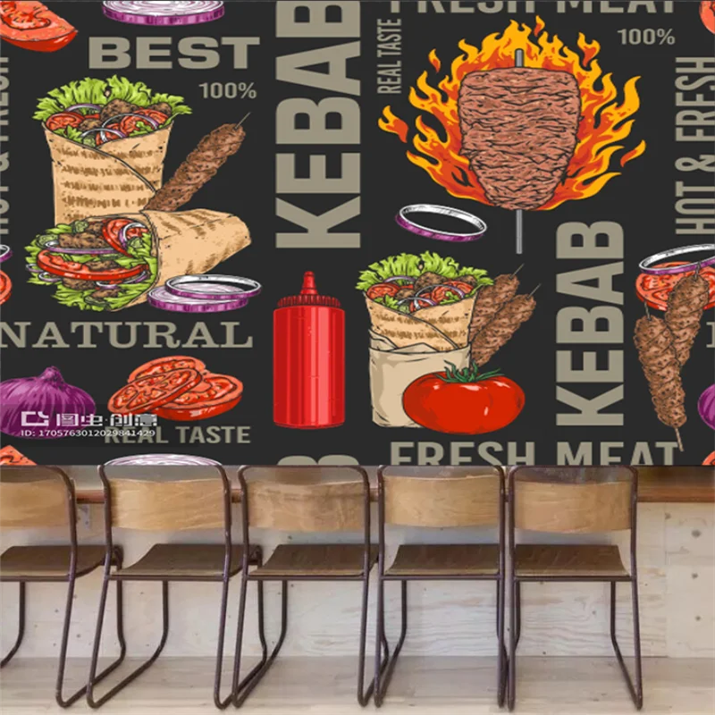 Custom Kebab Fast-food Restaur - Food Snacks Background review and price