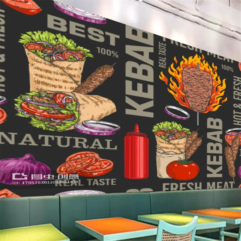 Custom Kebab Fast-food Restaur - Food Snacks Background review and price