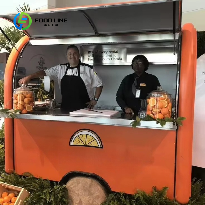 Customized Mobile Round Food C - Food Snacks Business review and price