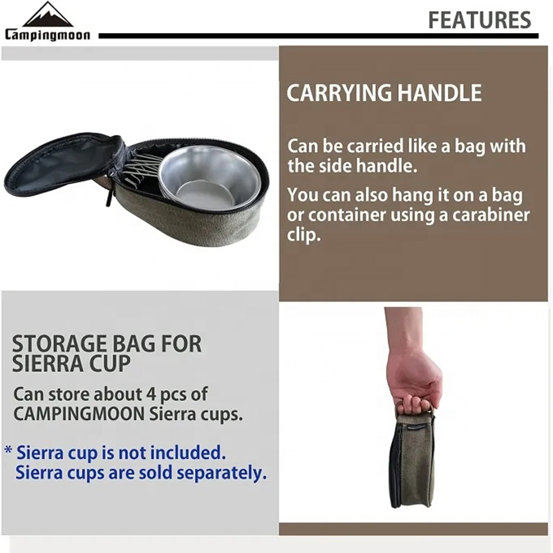 CAMPINGMOON S220-B Canvas Mini - Food Snacks Delivery review and price