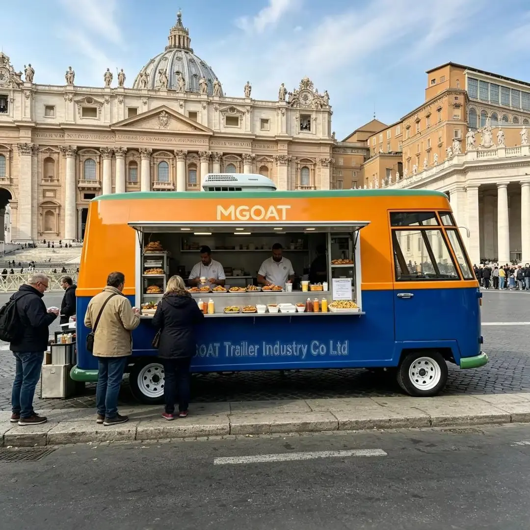 Commercial Mobile Food Van wit - Food Snacks Business review and price