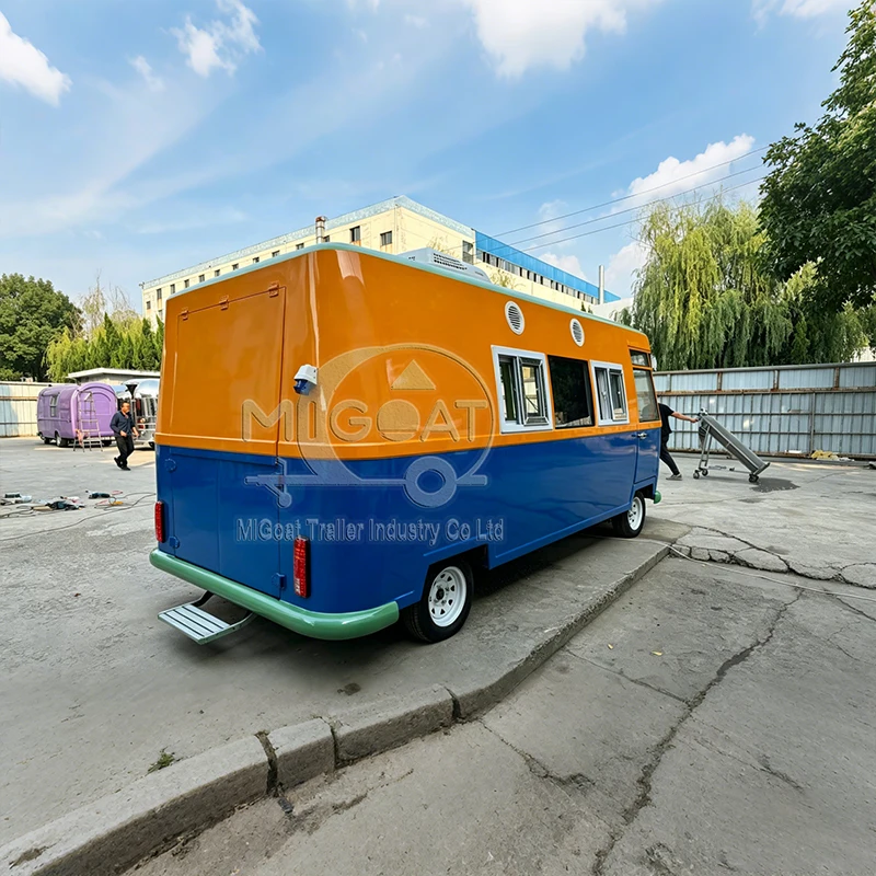 Commercial Mobile Food Van wit - Food Snacks Business review and price