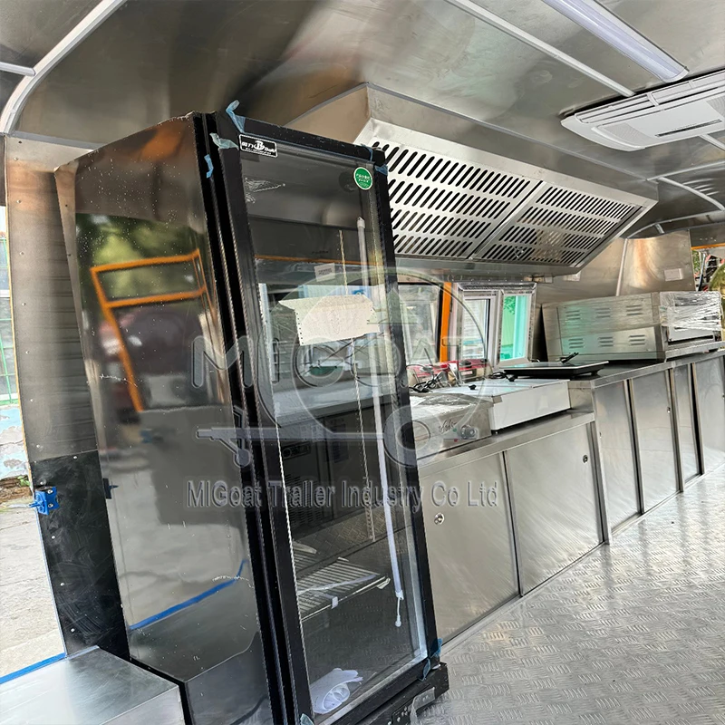 Commercial Mobile Food Van wit - Food Snacks Business review and price