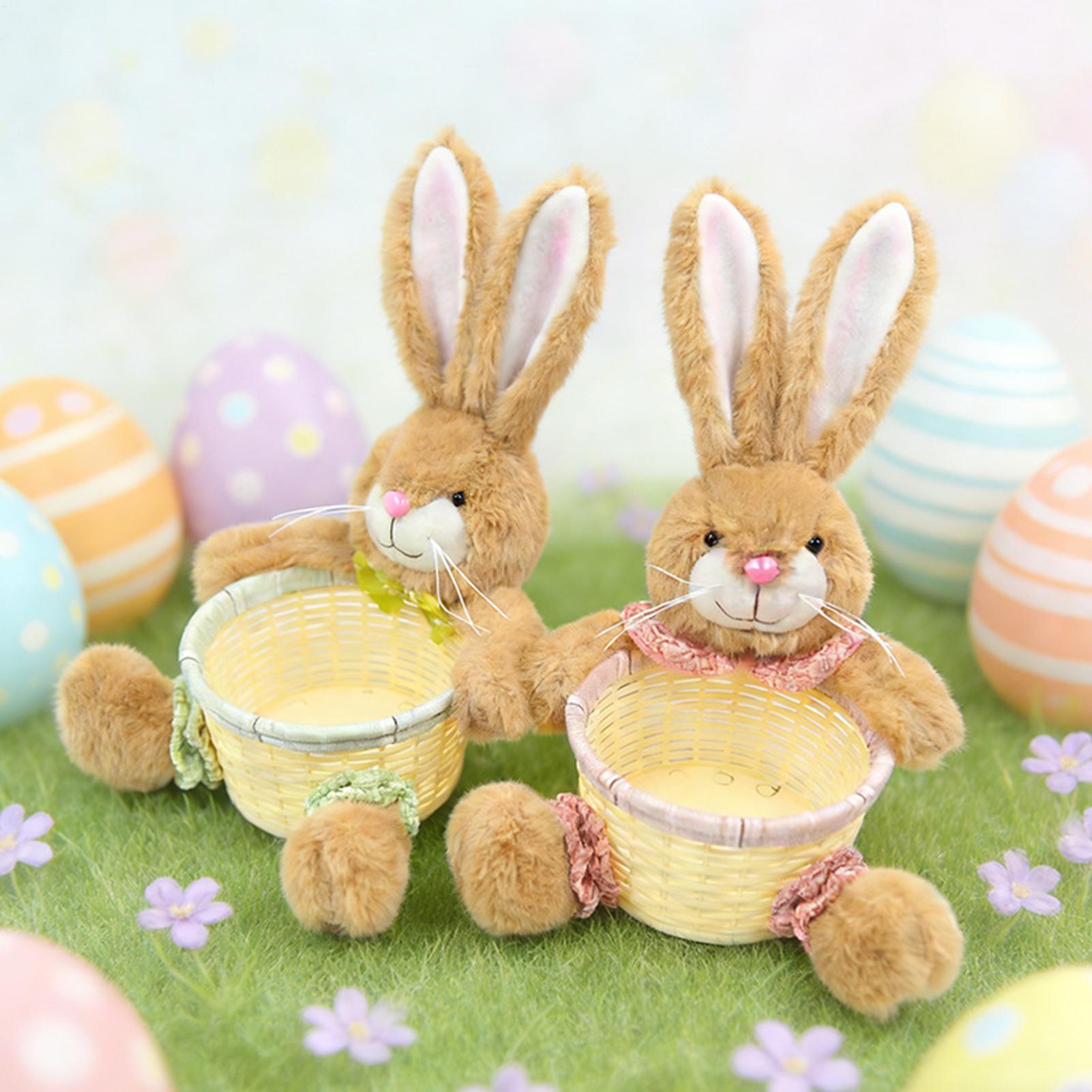 Easter Bunny Basket Rabbits Sh - Snacks Food Gift Baskets review and price