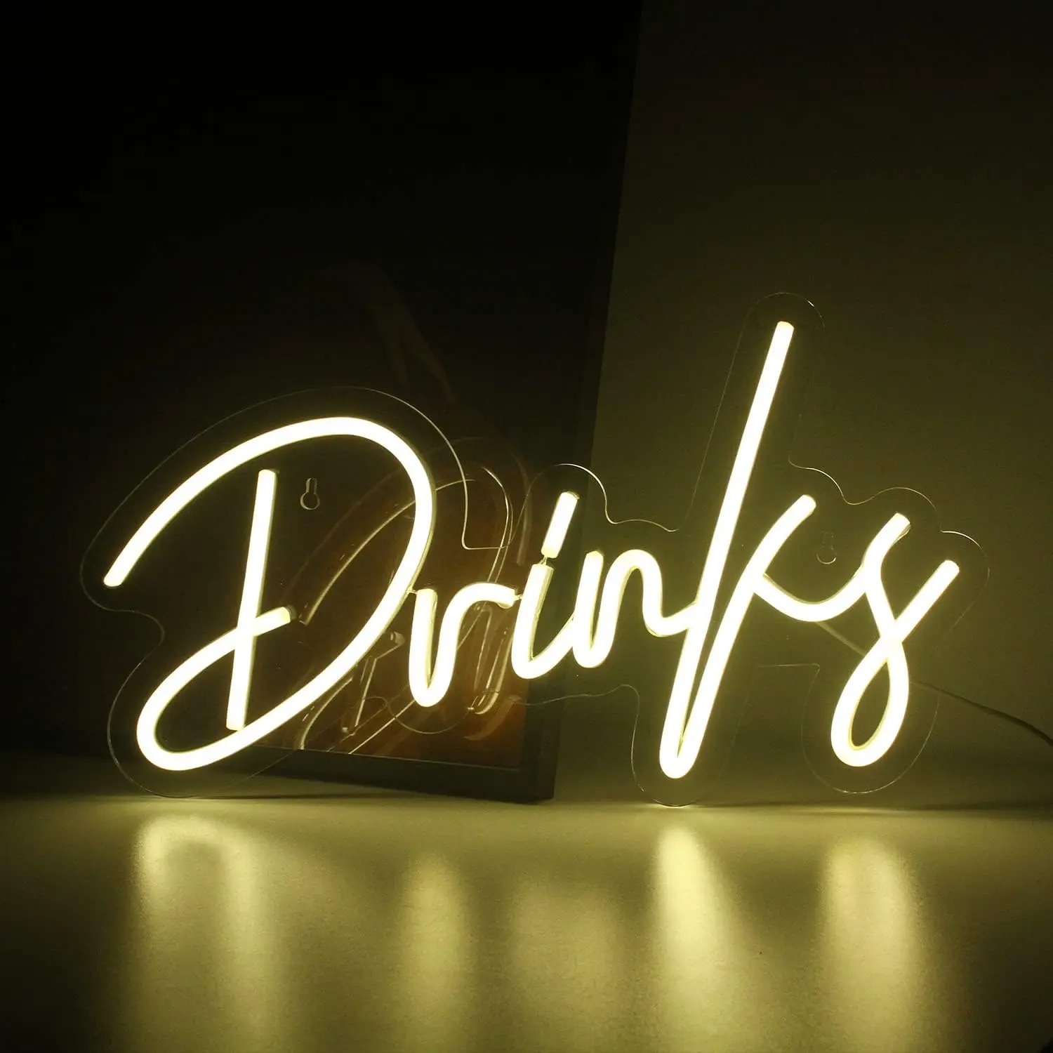 Drinks & Snacks Bar LED Neon L - Food Snacks Background review and price