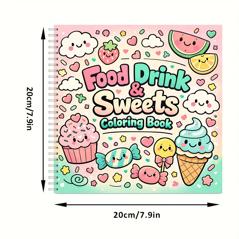 Coloring Book FOOD DRINK & SWE - Food Y Snacks Coloring Book review and price
