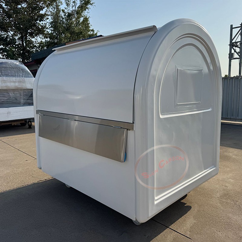 Outdoor Food Trailer round Mob - Food Snacks Business review and price