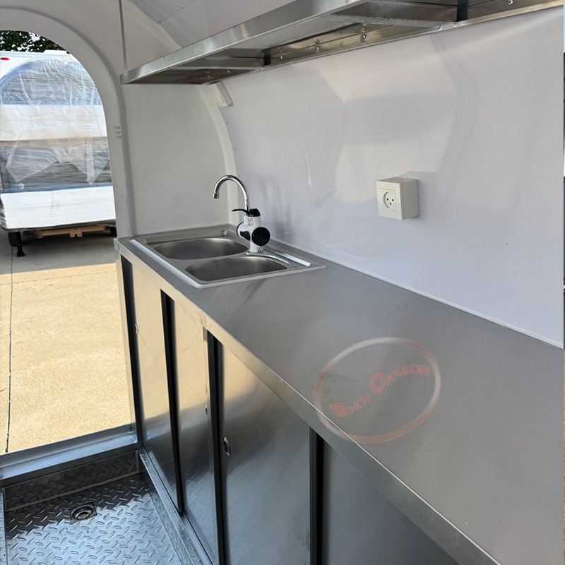 Outdoor Food Trailer round Mob - Food Snacks Business review and price