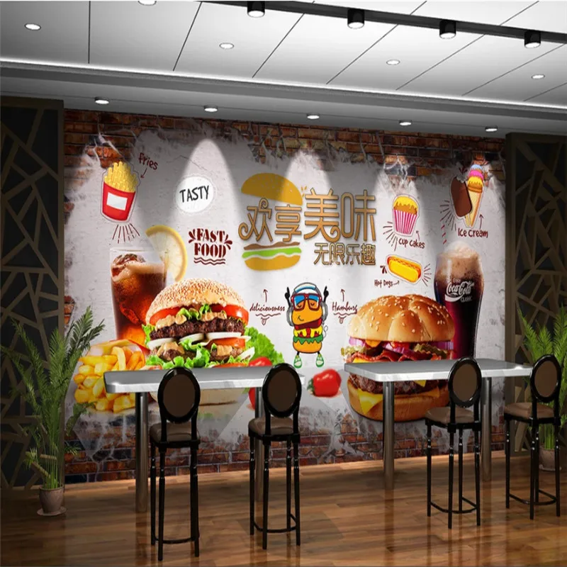 Customized Text Burger French  - Food Snacks Background review and price
