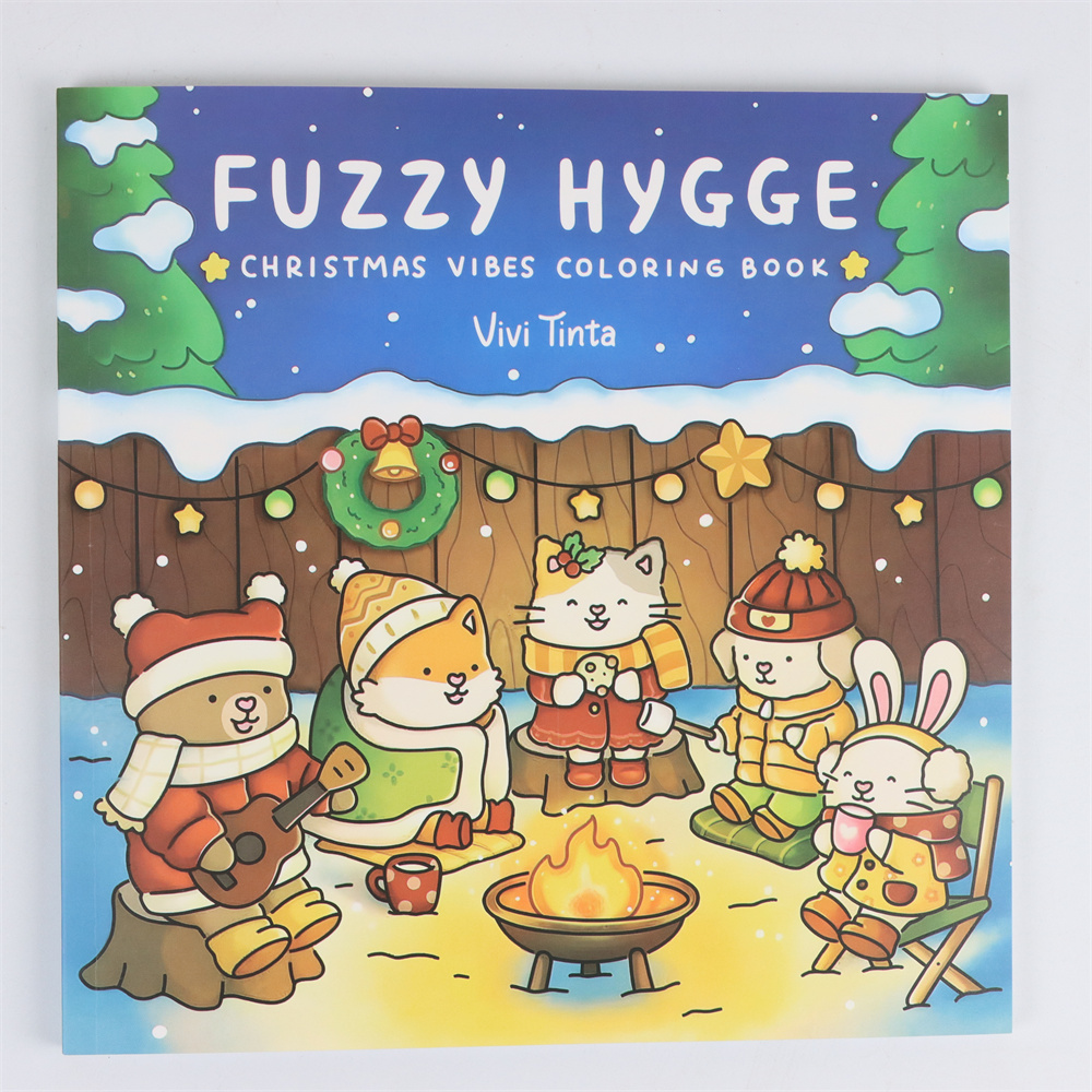 Fuzzy Hygge Christmas Coloring - Food Y Snacks Coloring Book review and price