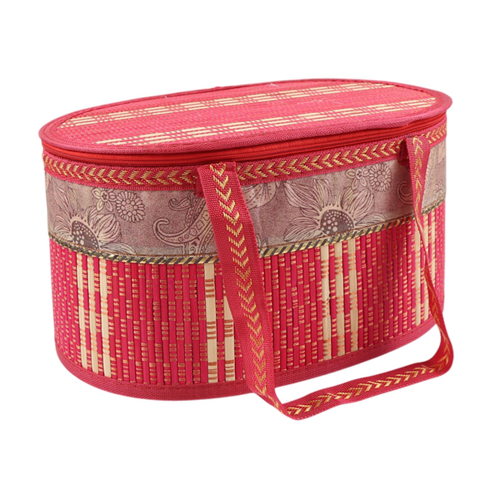 Folding Bamboo Basket Food Sto - Snacks Food Gift Baskets review and price