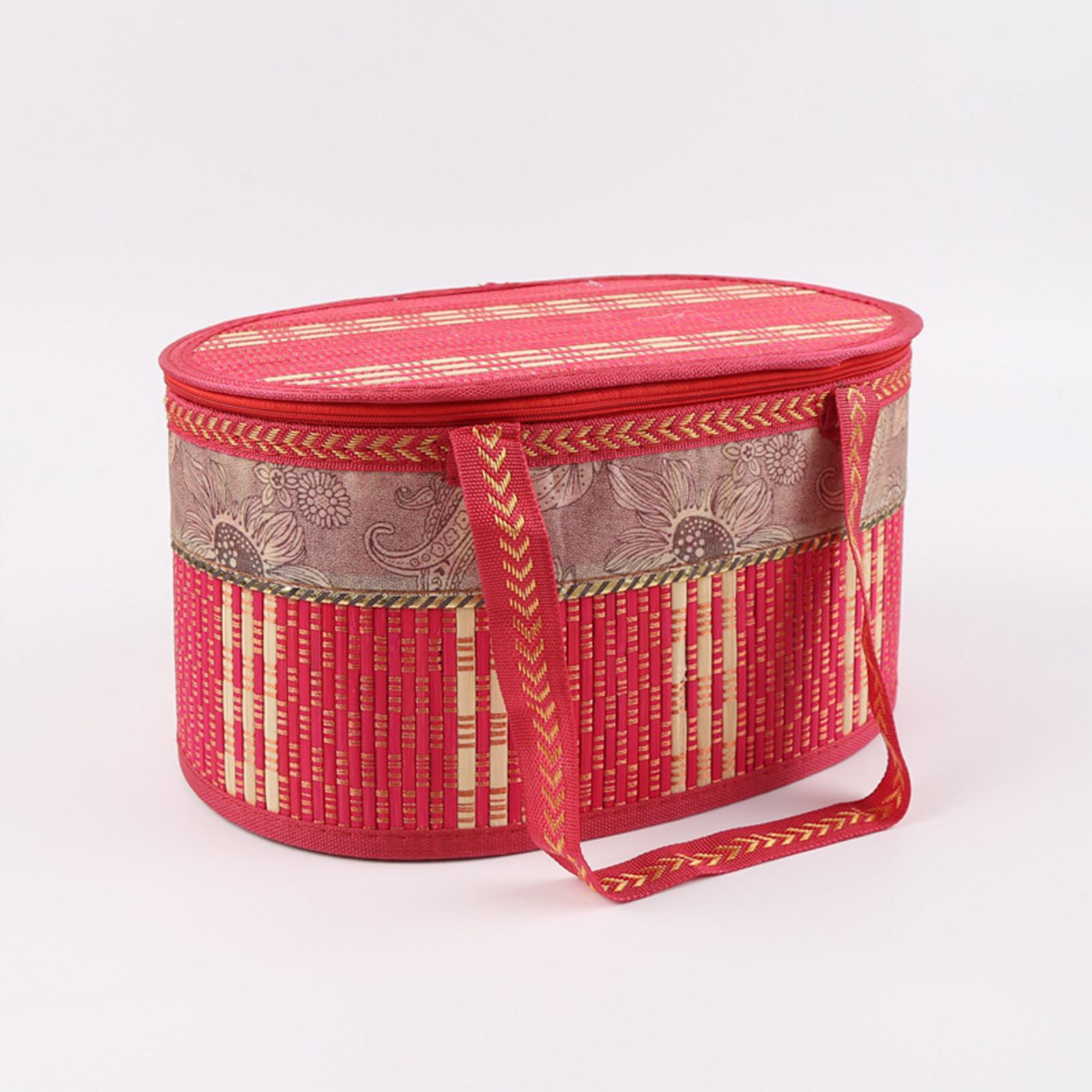 Folding Bamboo Basket Food Sto - Snacks Food Gift Baskets review and price