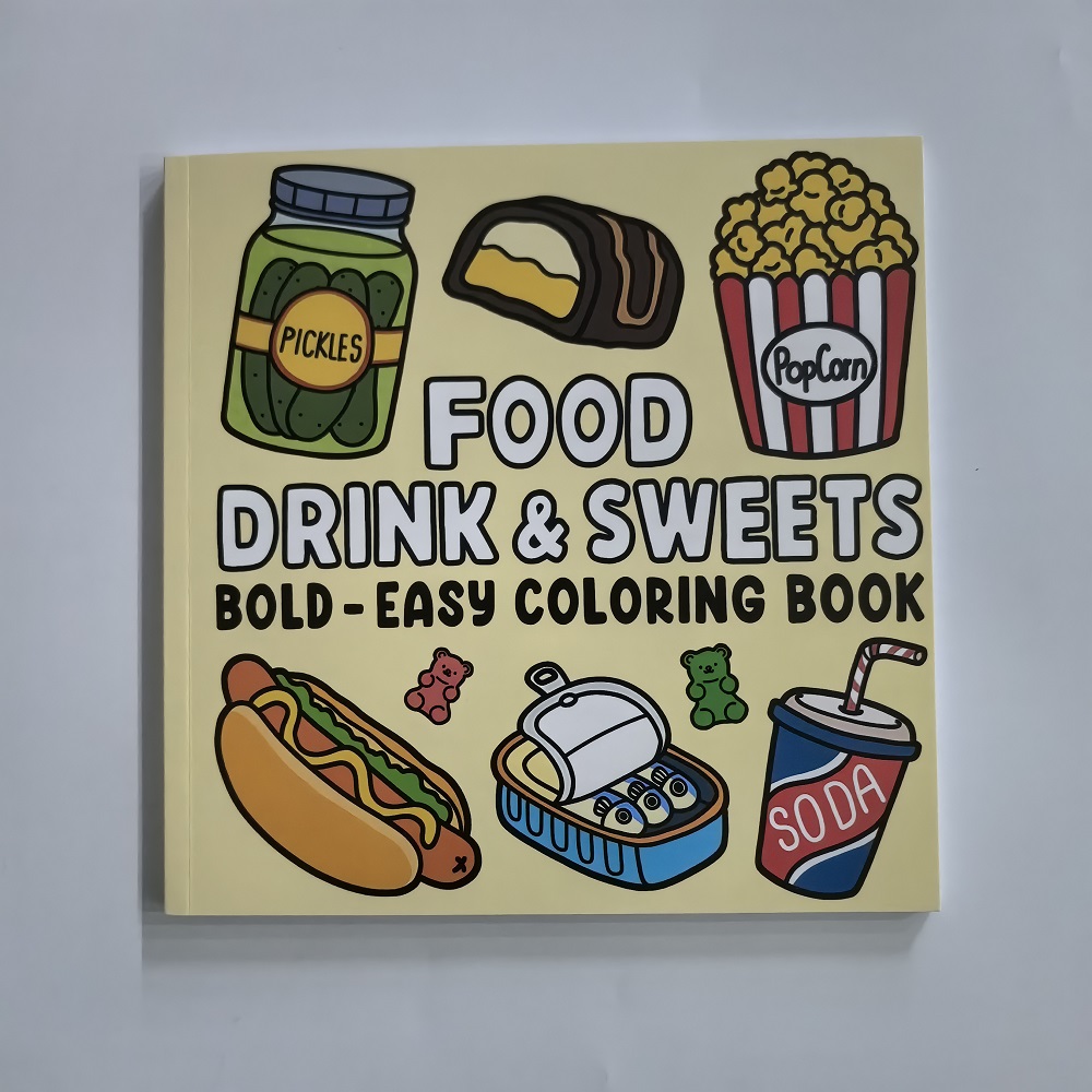 Food Drinks Desserts Coloring  - Food Y Snacks Coloring Book review and price