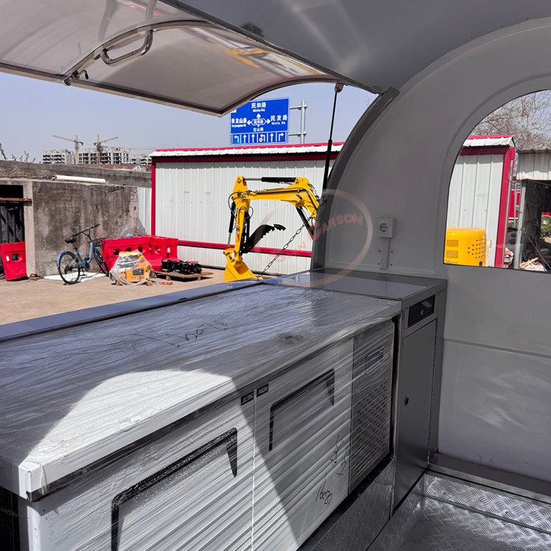 Customizable Fiberglass Mobile - Food Snacks Business review and price