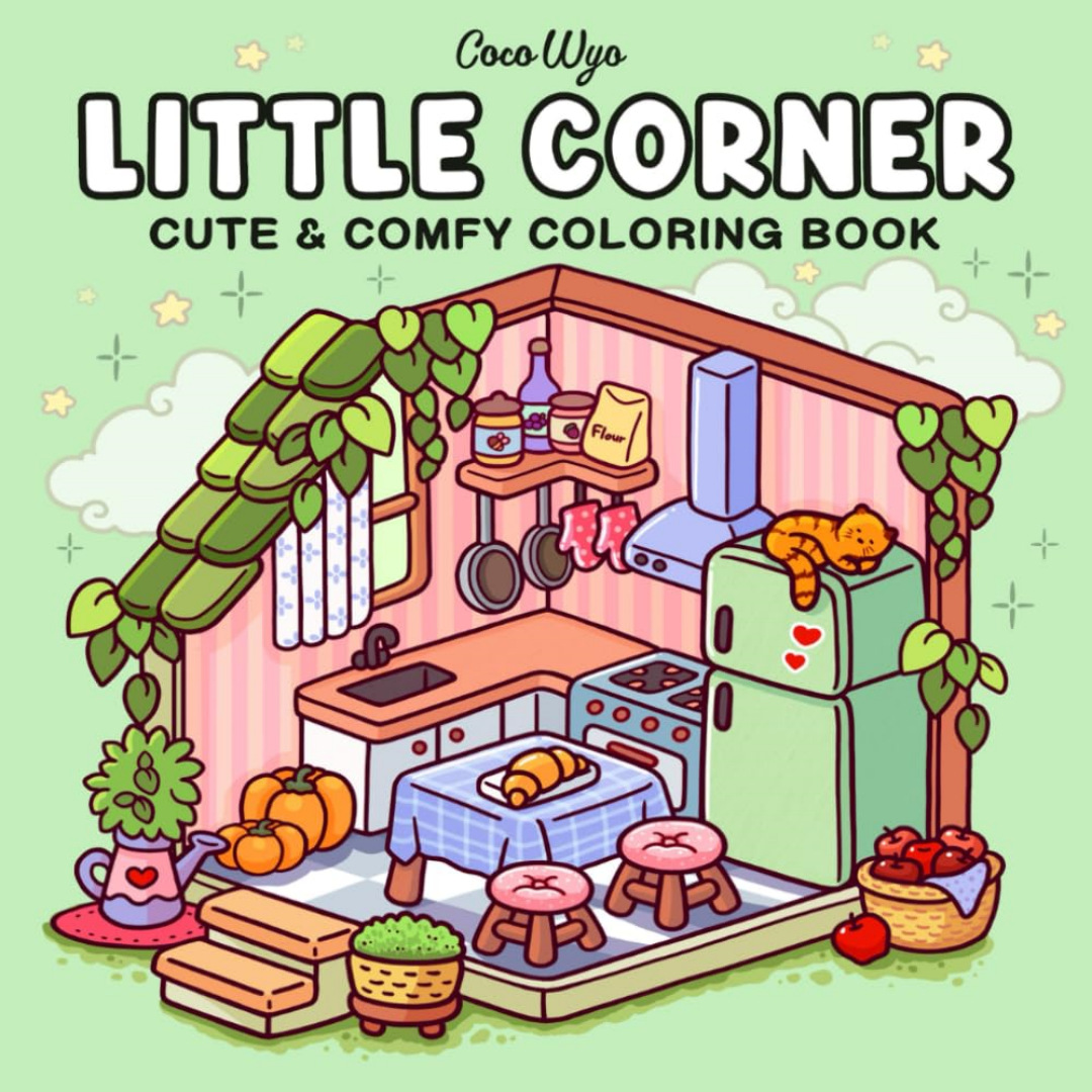Little Corner Cute Comfy Color - Food Y Snacks Coloring Book review and price