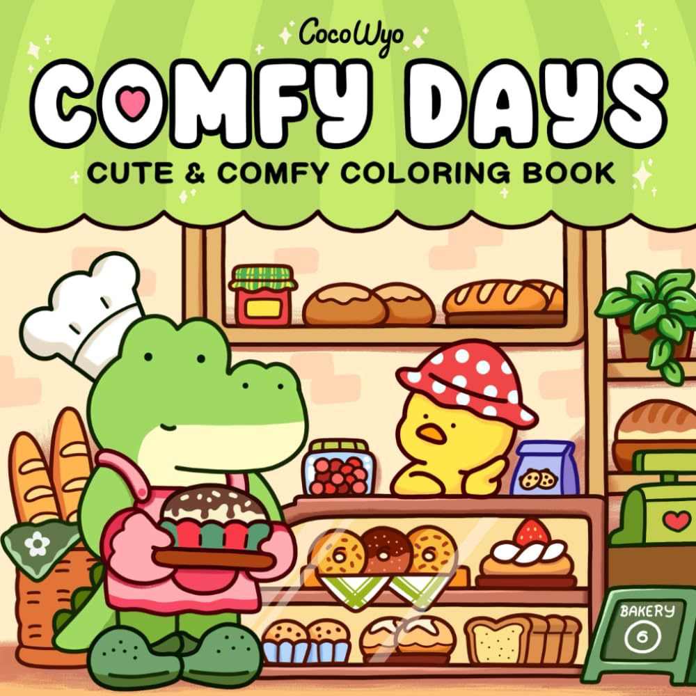 Little Corner Cute Comfy Color - Food Y Snacks Coloring Book review and price