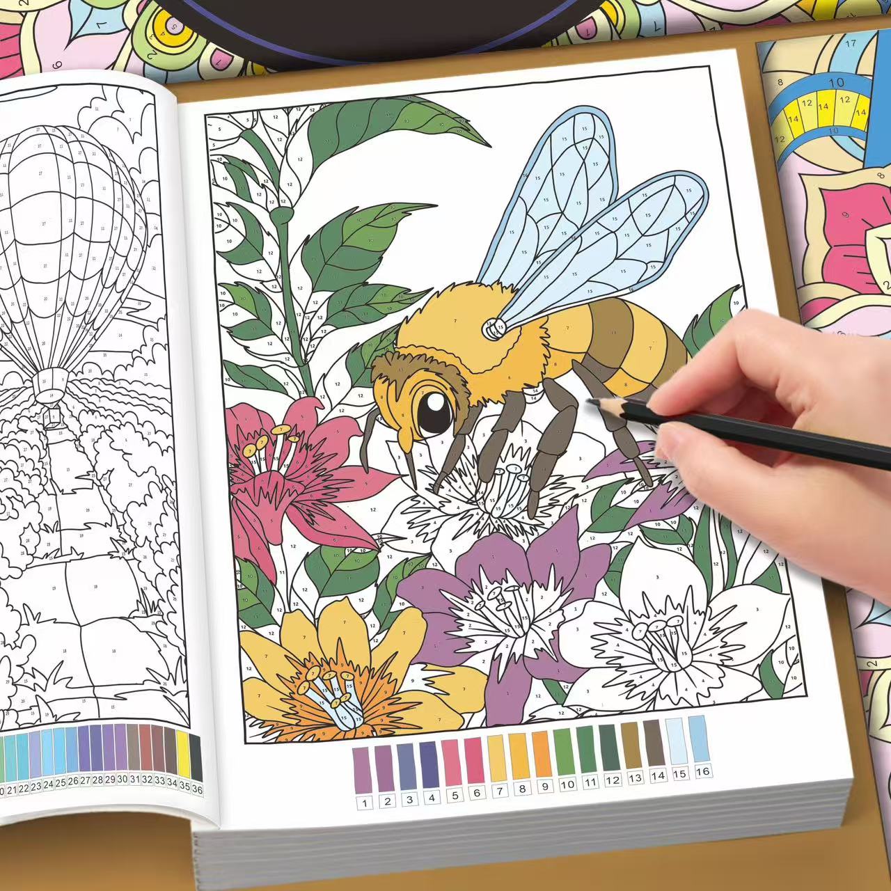 32 Pages Adult Color By Number - Food Y Snacks Coloring Book review and price
