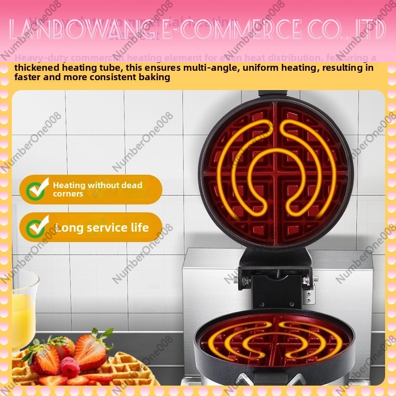 Rotating Waffle Maker Griddle  - Food Snacks Business review and price