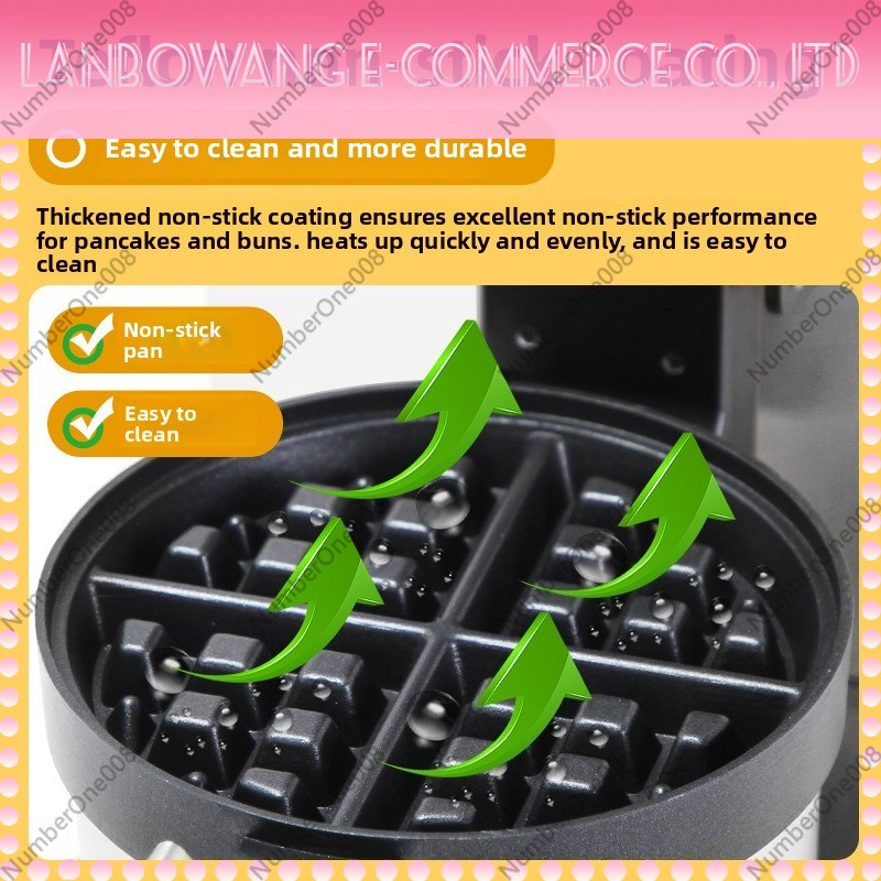 Rotating Waffle Maker Griddle  - Food Snacks Business review and price