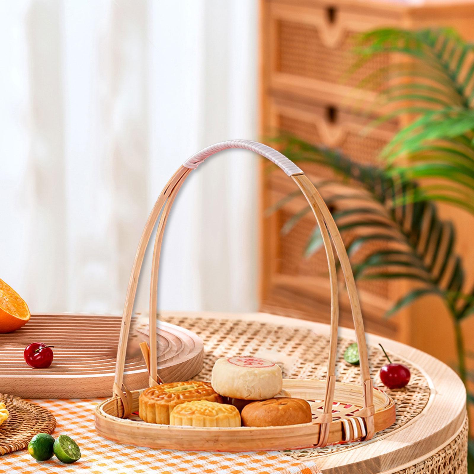 Woven Bamboo Snack Stand Food  - Snacks Food Gift Baskets review and price