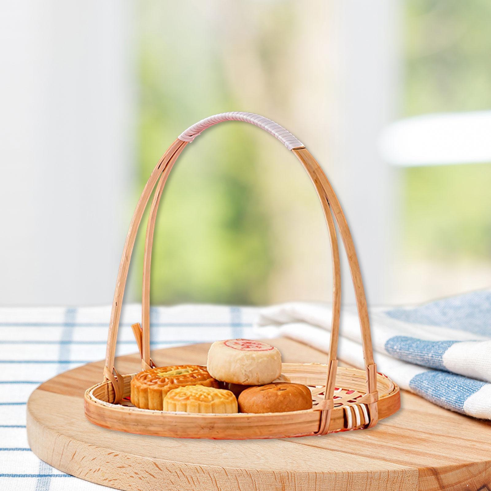 Woven Bamboo Snack Stand Food  - Snacks Food Gift Baskets review and price