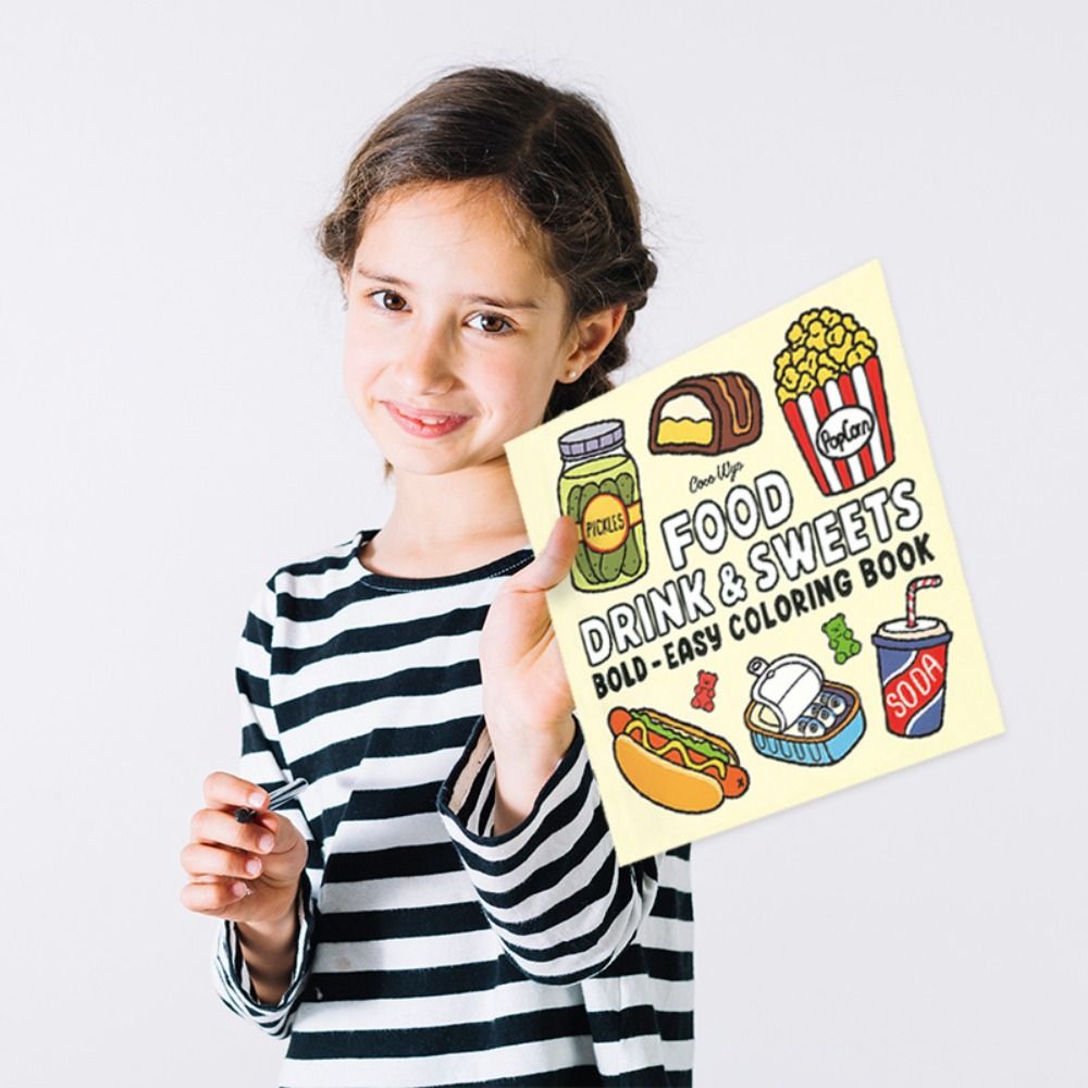 Soothing Coloring Book For Gir - Food Y Snacks Coloring Book review and price