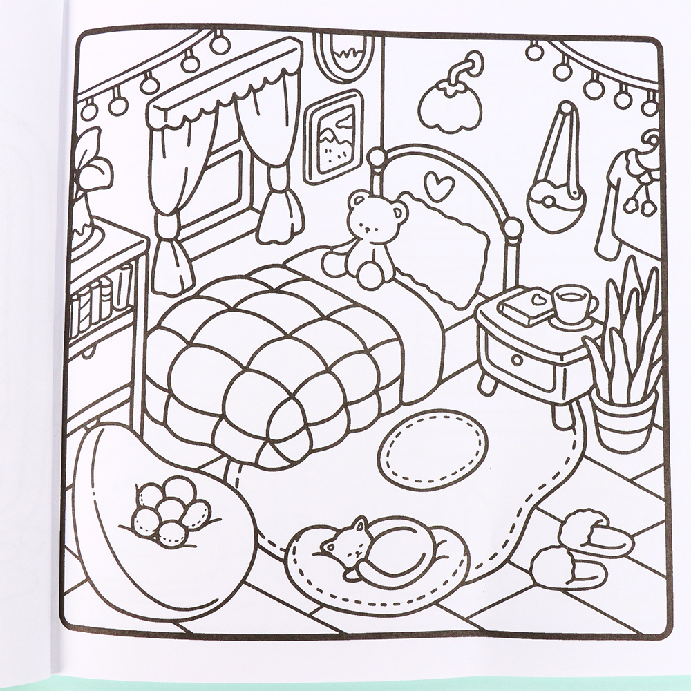 Little Corner Cute Comfy Color - Food Y Snacks Coloring Book review and price