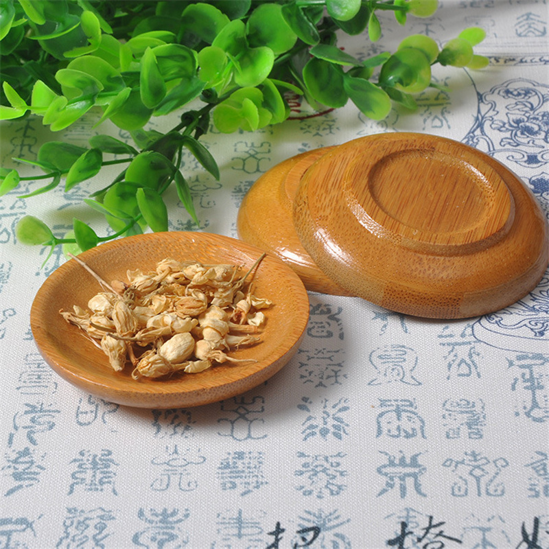 100Pcs/Lot Bamboo Saucer Stora - Food Snacks Background review and price