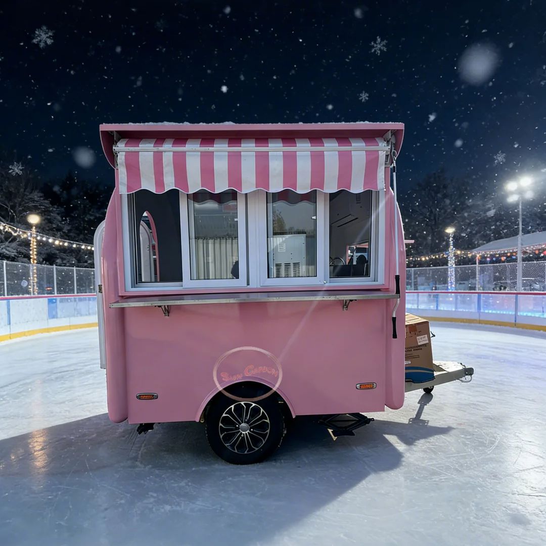 Pink Street Food Truck with Aw - Food Snacks Business review and price