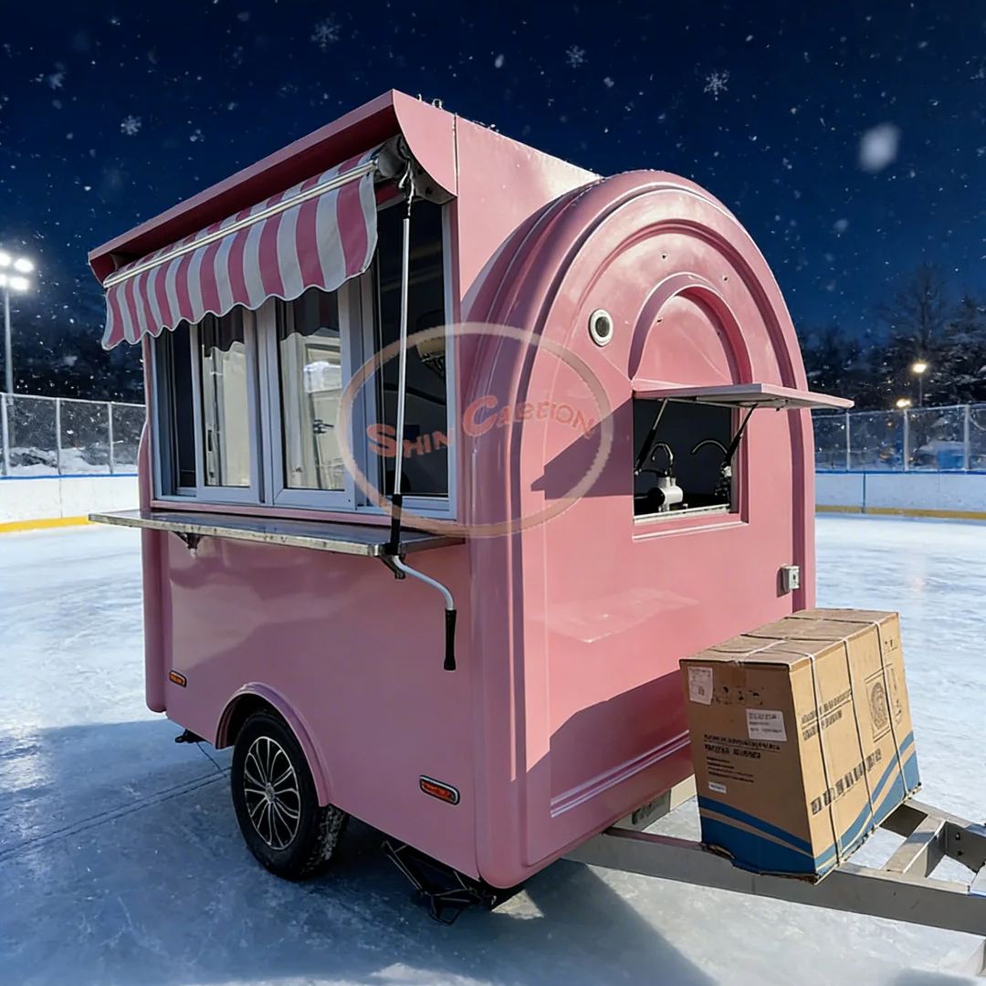 Pink Street Food Truck with Aw - Food Snacks Business review and price