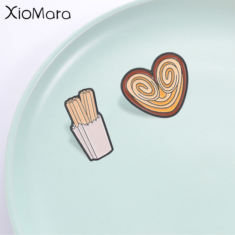Funny Snack Enamel Pin, Churro - Food Lovers Snacks review and price