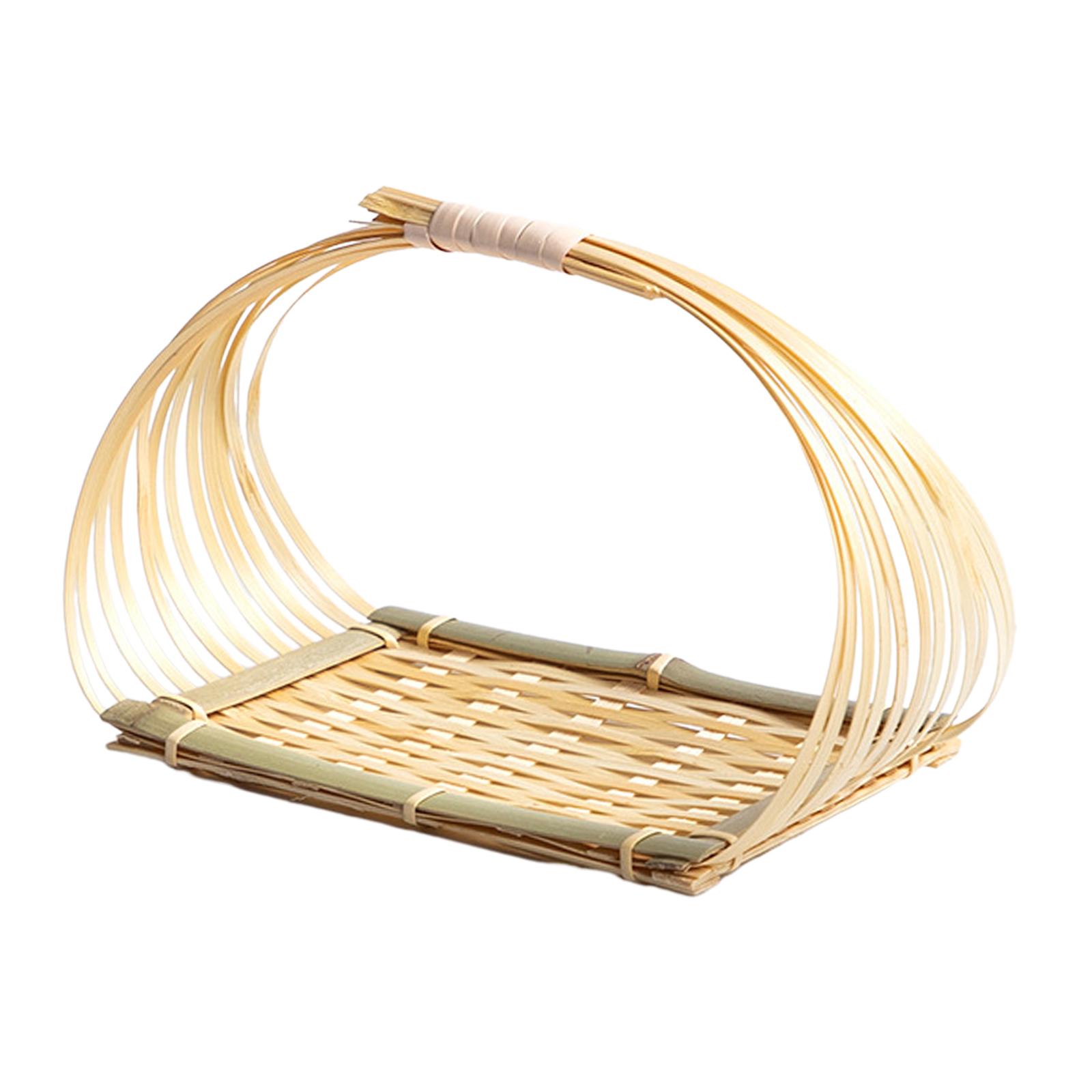 Picnic Woven Basket Bamboo Foo - Snacks Food Gift Baskets review and price