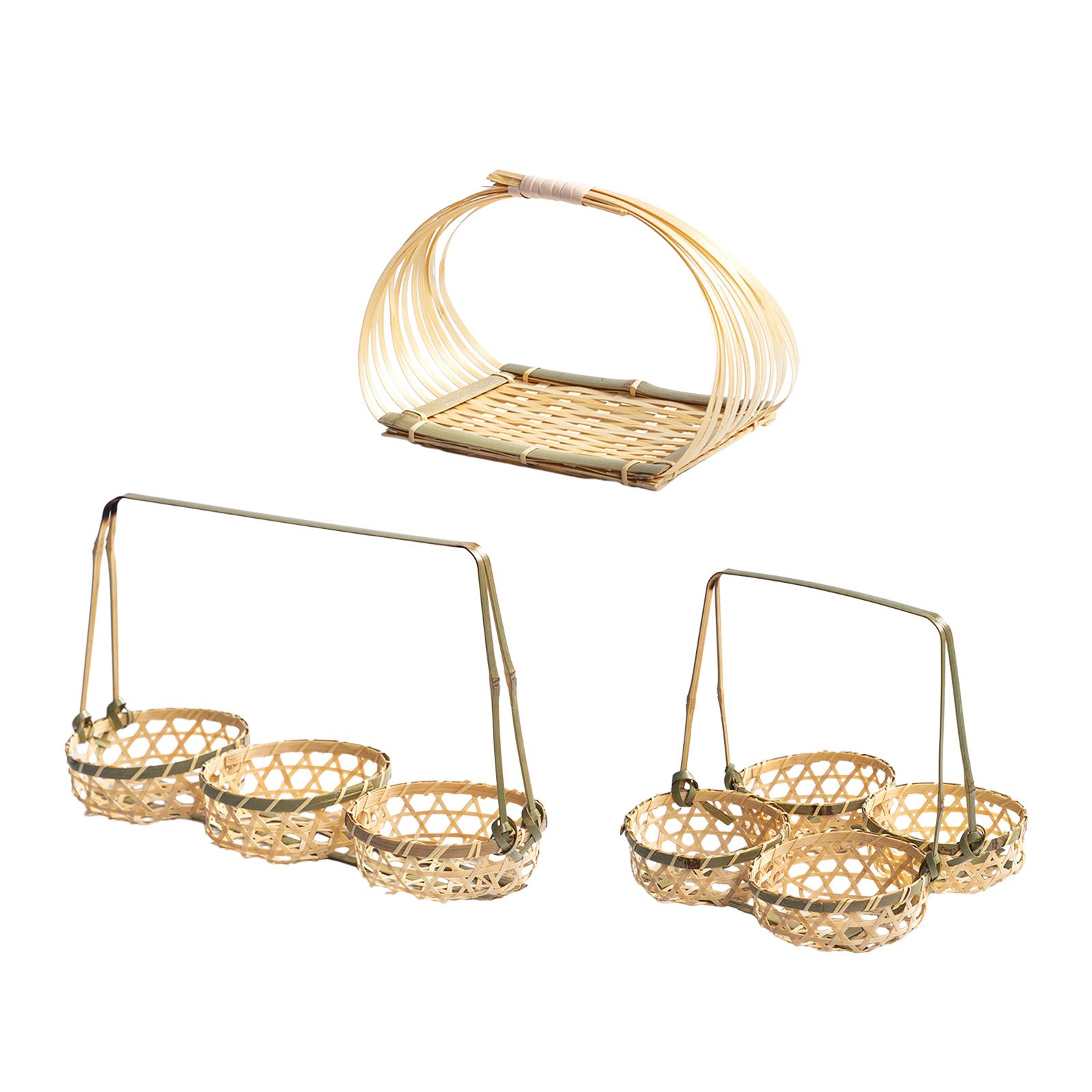 Picnic Woven Basket Bamboo Foo - Snacks Food Gift Baskets review and price